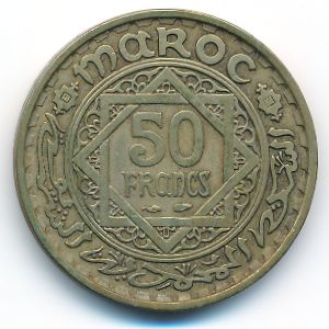 Марокко, 50 франков (1951 г.)