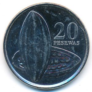 Ghana, 20 pesewas, 2016