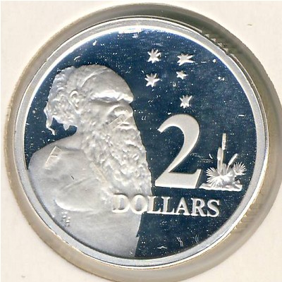 Australia, 2 dollars, 1988–1991