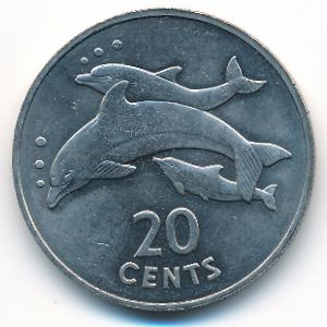 Kiribati, 20 cents, 1979