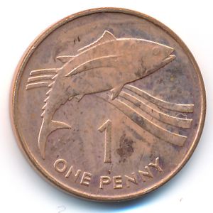 Saint Helena Island and Ascension, 1 penny, 2003