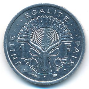 Djibouti, 1 franc, 1999