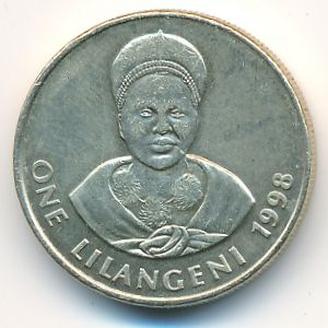 Swaziland, 1 lilangeni, 1998