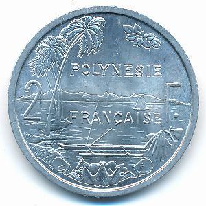 , 2 francs, 1965