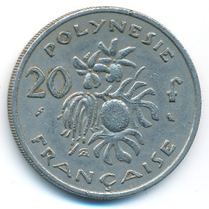 , 20 francs, 1967