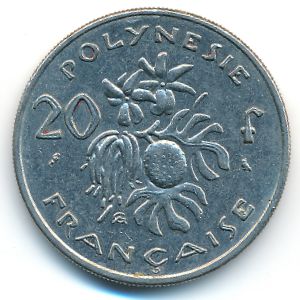 , 20 francs, 1970
