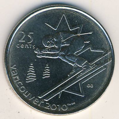 Канада, 25 центов (2007–2008 г.)