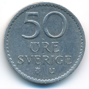 Швеция, 50 эре (1967 г.)