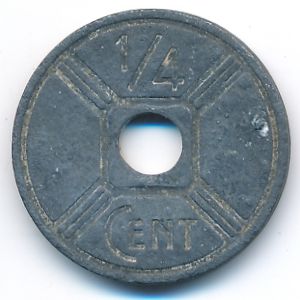 French Indo China, 1/4 cent, 1941–1944