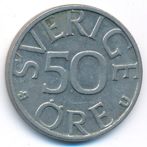 Швеция, 50 эре (1984 г.)