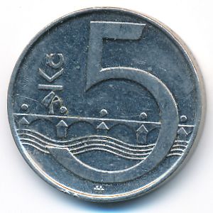 Чехия, 5 крон (2008 г.)