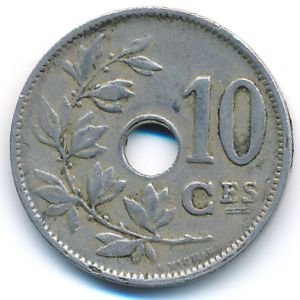 Belgium, 10 centimes, 1927