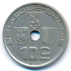 Бельгия, 10 сентим (1938 г.)