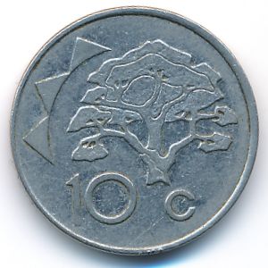 Namibia, 10 cents, 1998