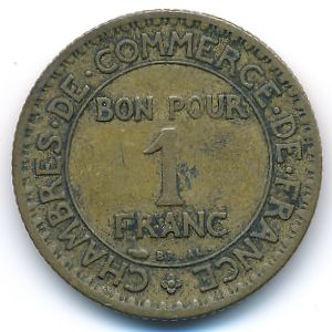 France, 1 franc, 1923