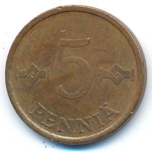 Финляндия, 5 пенни (1970 г.)