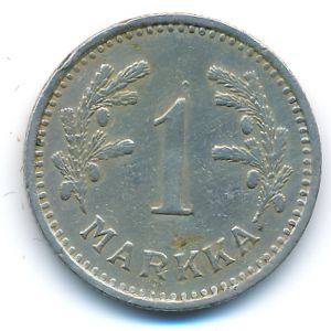 Finland, 1 markka, 1930