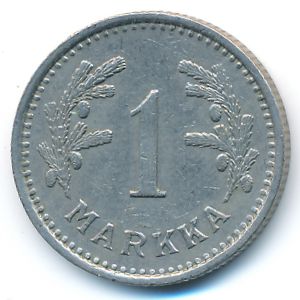 Finland, 1 markka, 1933