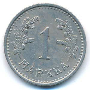 Finland, 1 markka, 1938