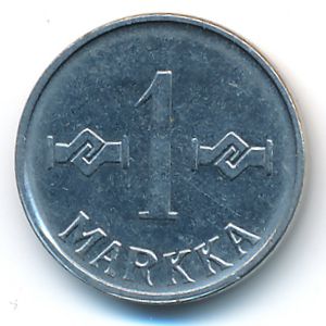 Finland, 1 markka, 1961