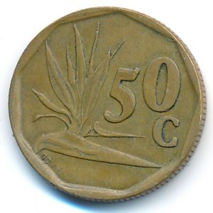 ЮАР, 50 центов (1994 г.)