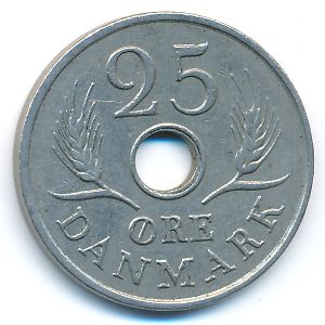 Дания, 25 эре (1967 г.)