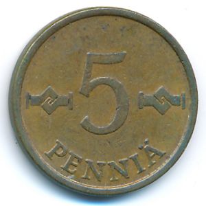 Финляндия, 5 пенни (1963 г.)