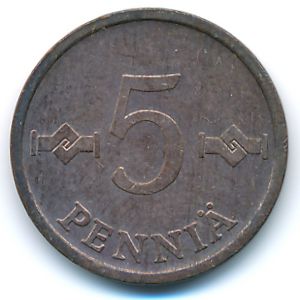 Финляндия, 5 пенни (1974 г.)