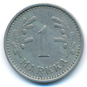 Finland, 1 markka, 1932