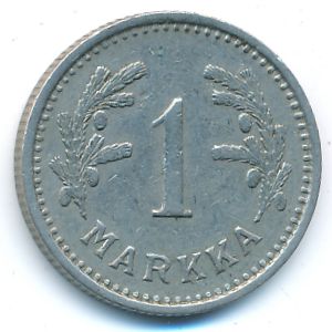 Finland, 1 markka, 1936