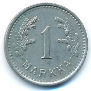 Finland, 1 markka, 1937