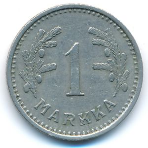 Finland, 1 markka, 1938