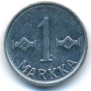 Finland, 1 markka, 1956