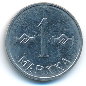 Finland, 1 markka, 1960