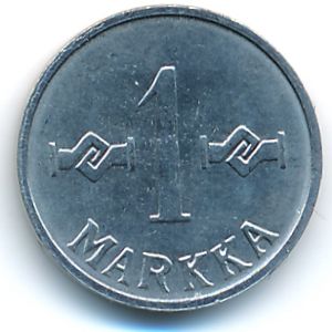 Finland, 1 markka, 1961