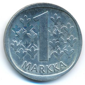 Finland, 1 markka, 1990