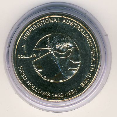 Australia, 1 dollar, 2010