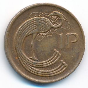 Ireland, 1 penny, 1980
