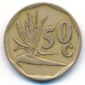 ЮАР, 50 центов (1993 г.)