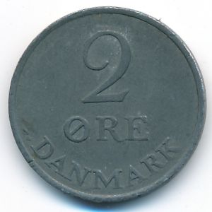 Denmark, 2 ore, 1963