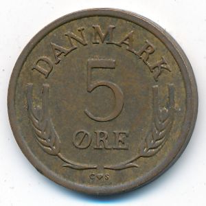 Дания, 5 эре (1964 г.)