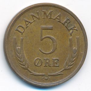 Дания, 5 эре (1966 г.)