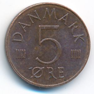 Дания, 5 эре (1977 г.)