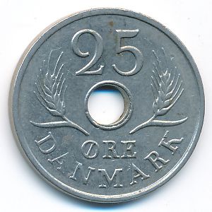 Дания, 25 эре (1967 г.)