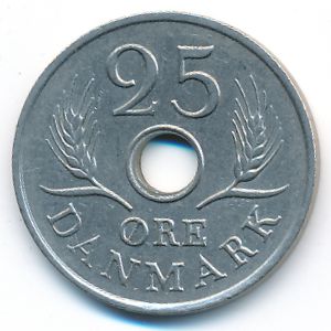 Дания, 25 эре (1968 г.)