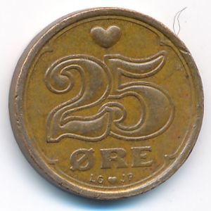 Дания, 25 эре (1991 г.)