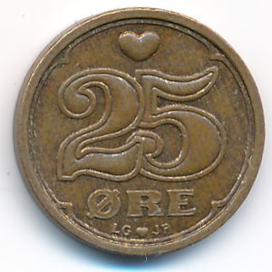 Дания, 25 эре (1996 г.)