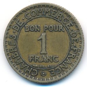 France, 1 franc, 1922