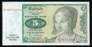 West Germany, 5 марок, 1980