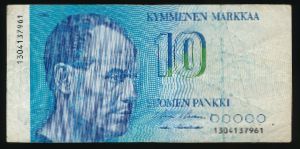 Finland, 10 марок, 1986
